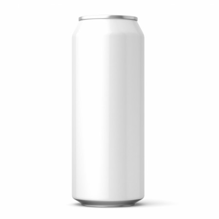 500ml ølboks hvit - Hel pall (5070 stk)